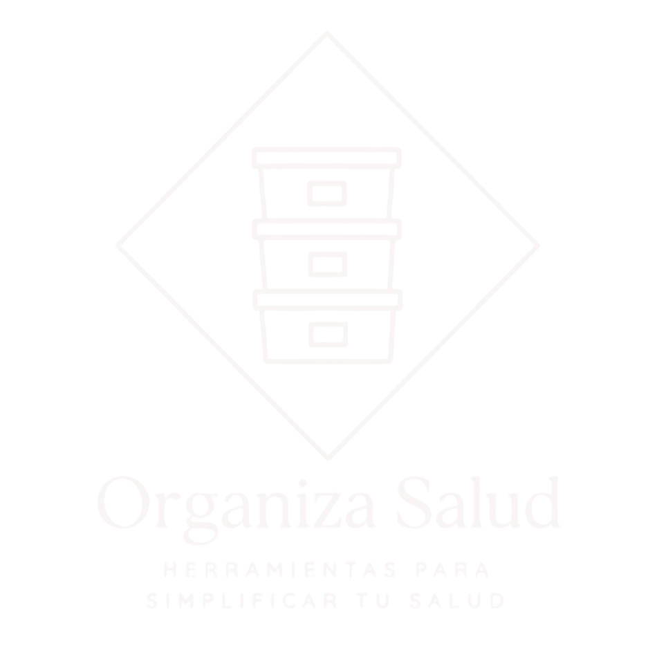 Logo blanco de empresa Organiza Salud